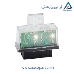 تصویر  رله دوبل انژکتور شیشه ای LED دار OEM خودرویی