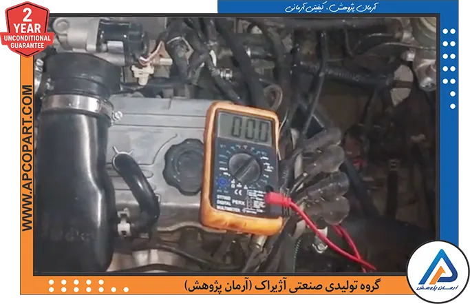 تست با ابزار اهم متر