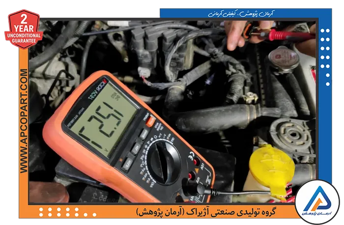 تست سنسور میل سوپاپ با اهم متر یا مولتی متر